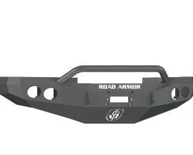 DODGE Front Winch Bumper Round Light Ports 1500,2500,3500 RAM 94-96 BLACK Pre-Runner Guard Road Armor Stealth Series
