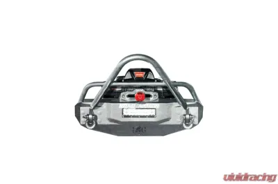 JEEP Front Winch Bumper Square Light Ports JK 07-16 RAW Stinger Guard Road Armor Stubby Series - 509R4Z
