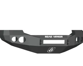 FORD Front Non-Winch Bumper Round Light Ports F-250,F-350,F-450 SUPER DUTY/EXCURSION 05-07 BLACK Road Armor Stealth Series