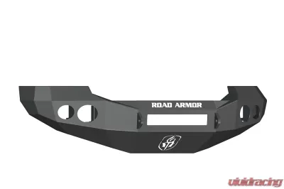 FORD Front Non-Winch Bumper Round Light Ports F-250,F-350,F-450 SUPER DUTY/EXCURSION 05-07 BLACK Road Armor Stealth Series - 60500B-NW