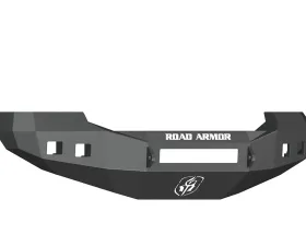 FORD Front Non-Winch Bumper Square Light Ports F-250,F-350,F-450 SUPER DUTY 05-07 BLACK Road Armor Stealth Series