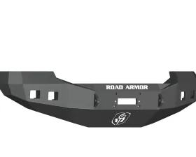 FORD Front Winch Bumper Square Light Ports F-250,F-350,F-450 SUPER DUTY 05-07 BLACK Road Armor Stealth Series