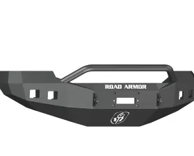 FORD Front Winch Bumper Square Light Ports F-250,F-350,F-450 SUPER DUTY 05-07 BLACK Pre-Runner Guard Road Armor Stealth Series