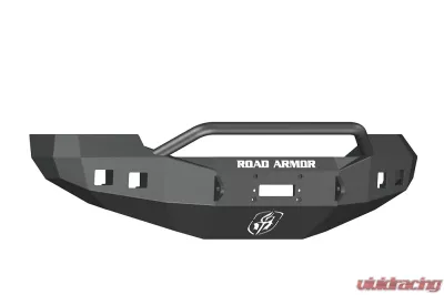 FORD Front Winch Bumper Square Light Ports F-250,F-350,F-450 SUPER DUTY 05-07 BLACK Pre-Runner Guard Road Armor Stealth Series - 605R4B
