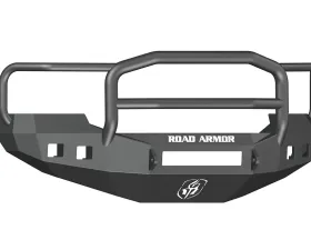 FORD Front Non-Winch Bumper Square Light Ports F-250,F-350,F-450 SUPER DUTY 05-07 BLACK Lonestar Guard Road Armor Stealth Series