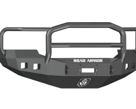 FORD Front Winch Bumper Square Light Ports F-250,F-350,F-450 SUPER DUTY 05-07 BLACK Lonestar Guard Road Armor Stealth Series
