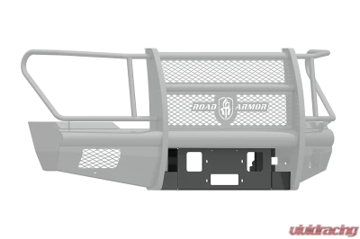 FORD F-250,F-350,F-450 SUPER DUTY 11-16 Front Vaquero Winch Plate BLACK Road Armor - 611V-WP
