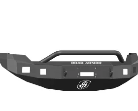 FORD Front Winch Bumper Square Light Ports F-150 09-14 BLACK Pre-Runner Guard Road Armor Stealth Series