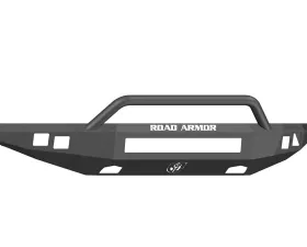 FORD Front Winch Bumper Square Light Ports F-150 RAPTOR 10-14 BLACK Pre-Runner Guard Road Armor Stealth Series