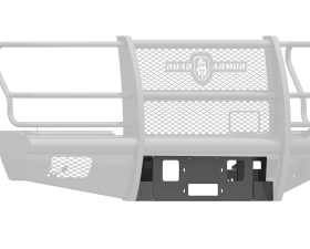 FORD F-250,F-350 SUPER DUTY 2017-2021 Front Vaquero Winch Plate BLACK Road Armor