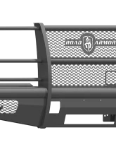 FORD F-250,F-350 SUPER DUTY 2017-2021 Front Vaquero Non-Winch Bumper Full Guard BLACK Road Armor                                     - 617VF6B - Image 2