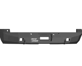 FORD F-250,F-350,F-450 SUPER DUTY 08-16 Rear Stealth Winch Bumper with Sensor Holes BLACK Road Armor