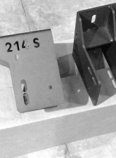 GMC 2500,3500 15-17 Front Sahara Bracket BLACK Road Armor                                     - SA215-BRKT - Image 2