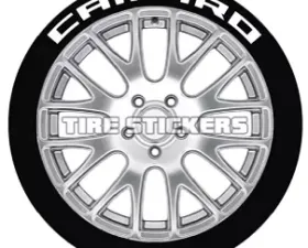 Tire Stickers Permanent Raised Rubber Lettering 'Camaro' Logo - 4 of each -    14