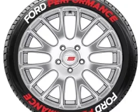 Tire Stickers Permanent Raised Rubber Lettering 'Ford Performance' Logo - 4 of each -  19