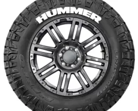 Tire Stickers Permanent Raised Rubber Lettering 'HUMMER' Logo - 4 of each -    14