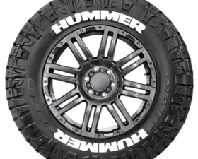 Tire Stickers Permanent Raised Rubber Lettering 'HUMMER' Logo - 8 of each -    14