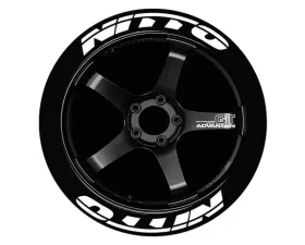 Tire Stickers Permanent Raised Rubber Lettering 'Nitto NT555