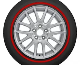 Tire Stickers Permanent Raised Rubber Lettering 'Redline' - 4 of each - 20