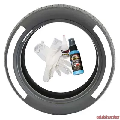 Tire Stickers Permanent Raised Rubber Lettering 'F1 - TS-F1-RR