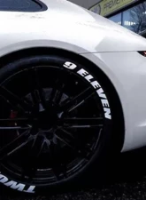 Tire Stickers Raised Rubber 12 Character Custom Lettering Wide Font                                     - TS-CUSTM-TOPONLY - Image 2