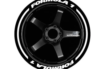 F1 Tire Stickers