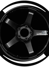 Tire Stickers Permanent Raised Rubber Design Flares                                     - TS-FLARES4-RR - Image 3