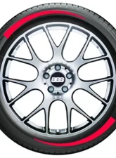 Tire Stickers Permanent Raised Rubber Design Flares                                     - TS-FLARES4-RR - Image 2