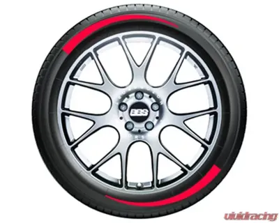 Tire Stickers Permanent Raised Rubber Design Flares - TS-FLARES4-RR