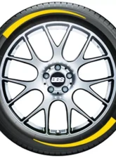 Tire Stickers Permanent Raised Rubber Design Flares                                     - TS-FLARES4-RR - Image 3