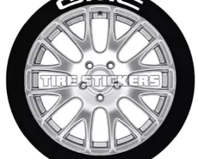Tire Stickers Permanent Raised Rubber Lettering 'GMC' Logo - 4 of each -    14