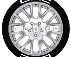 Tire Stickers Permanent Raised Rubber Lettering 'GMC' Logo - 8 of each -    14