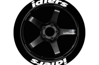 Idlers Design Tire Stickers