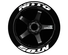 Tire Stickers Permanent Raised Rubber Lettering 'Nitto NT05