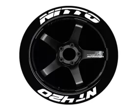 Tire Stickers Permanent Raised Rubber Lettering 'Nitto NT420