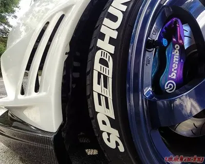 Tire Stickers Permanent Raised Rubber Lettering SPEEDHUNTERS - TS-SPEEDHUNTERS-RR
