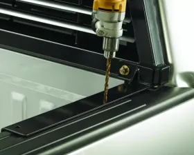 Backrack Hardware Kit-Low Profile Drill, Incl Fasteners and 21'' Low Pro Toolbox Brackets Chevrolet | RAM 2011-2023