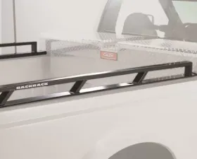Backrack Side Rails For Use w/Tool Box 21" 8.2 Ft. Bed (Aluminum Body) Ford F-250 | F-350 | F-450 | F-550 SD 2017-2023