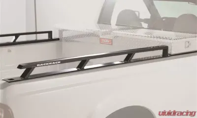Backrack Side Rails For Use w/Tool Box 21" 8.2 Ft. Bed (Aluminum Body) Ford F-250 | F-350 | F-450 | F-550 SD 2017-2023 - 80521TB