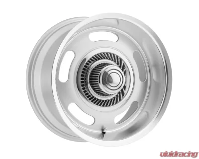 BG Rod Works Wheels Rally 15x7 5x120.65 | 5x127 0mm Silver Mirror Machined Lip - RAL 570-5000-00 SML