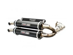 Trinity Racing Stage 5 Dual Full Exhaust System W/ Black Mufflers Polaris 2016-2020 - TR-4153D-BK - Image 5
