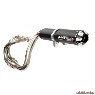 Trinity Racing Stage 5 Full Exhaust System W/ Black Mufflers Yamaha YXZ 2016-2020 - TR-4155F-BK