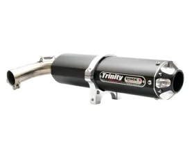 Trinity Racing Stage 5 Slip On Black Mufflers Yamaha YXZ 2016-2020