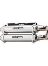 Trinity Racing Stage 5 Dual Full Exhaust System W/ Brushed Mufflers Polaris RZR 2018-2020                                     - TR-4166D - Image 2