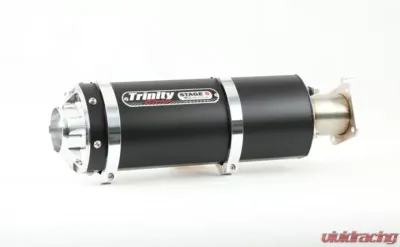 Trinity Racing Stage 5 Slip On Exhaust System Black Kawasaki Teryx KRX 1000 2020 - TR-4176S-BK