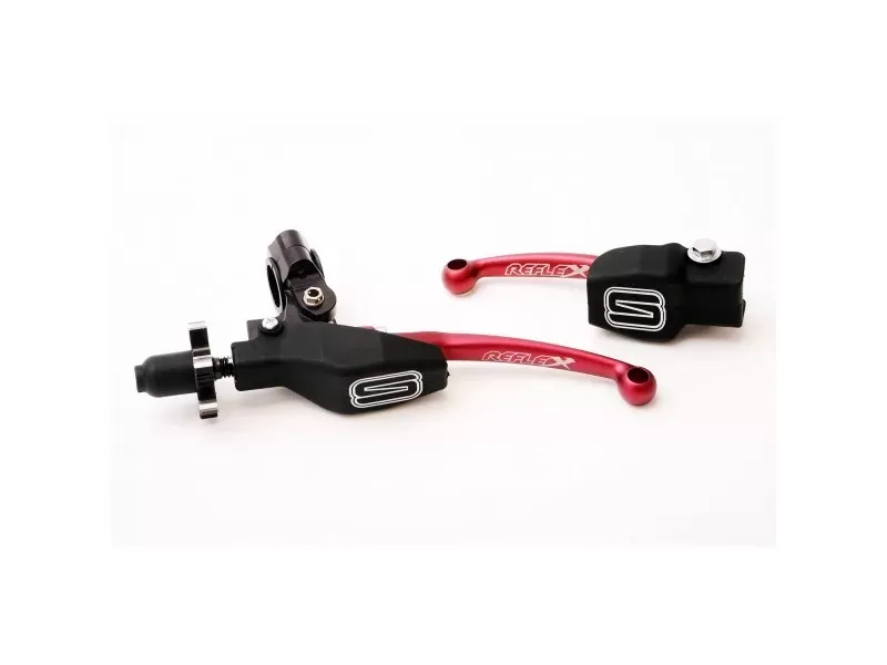 Streamline Industries Inc. MX Reflex Lever Pro Set Red Suzuki RM125/250 01-08 - SA-109P-R