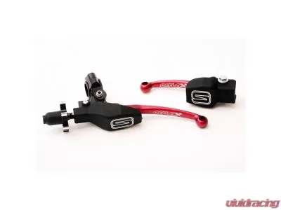 Streamline Industries Inc. MX Reflex Lever Pro Set Black Honda CR80R/CR85R 98-07 - SA-107P-BK