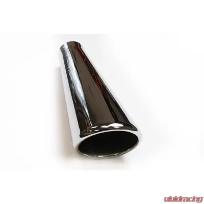 JBA Racing Headers 2" x 4" x 11" Rolled S/S Chrome Trumpet Tip - 12-08211