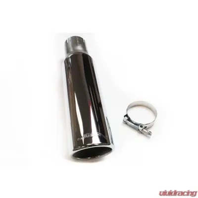 JBA Racing Headers 2.5" x 3.5" x 15" Double Wall Polished S/S Chrome Tip - 12-08215