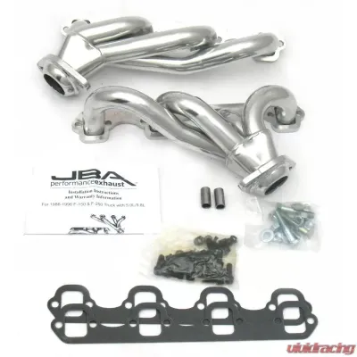 JBA Racing Headers 87-95 Ford Truck 5.0L Sil Cer Ford 1987-1995 5.0L V8 - 1627SJS